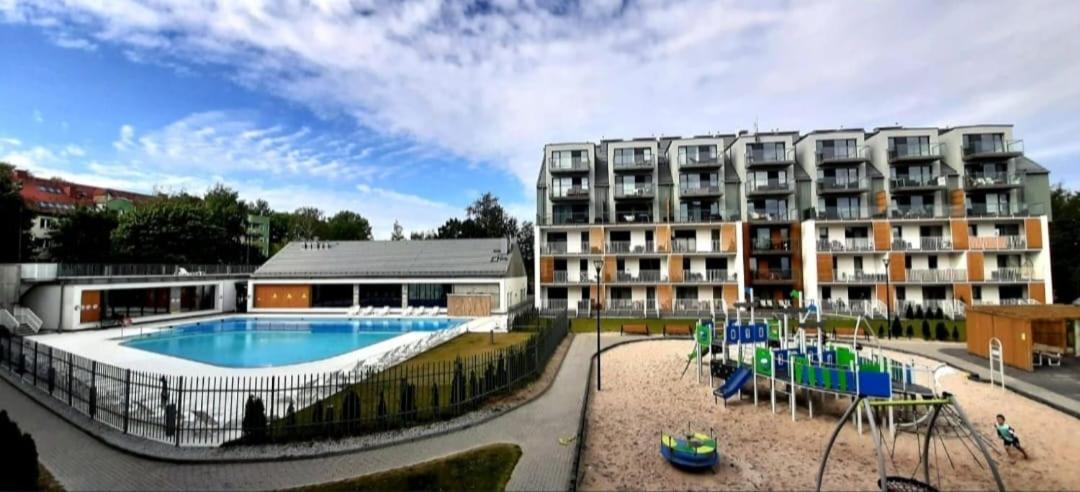 Apartament Turkusowy Kolobrzeg Podczele Bagian luar foto