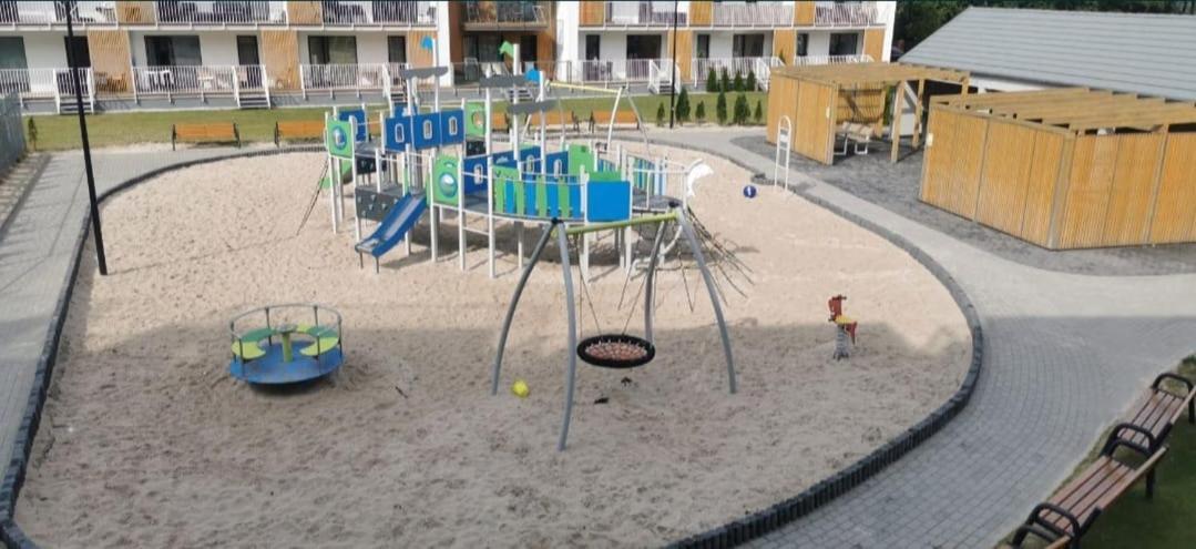 Apartament Turkusowy Kolobrzeg Podczele Bagian luar foto